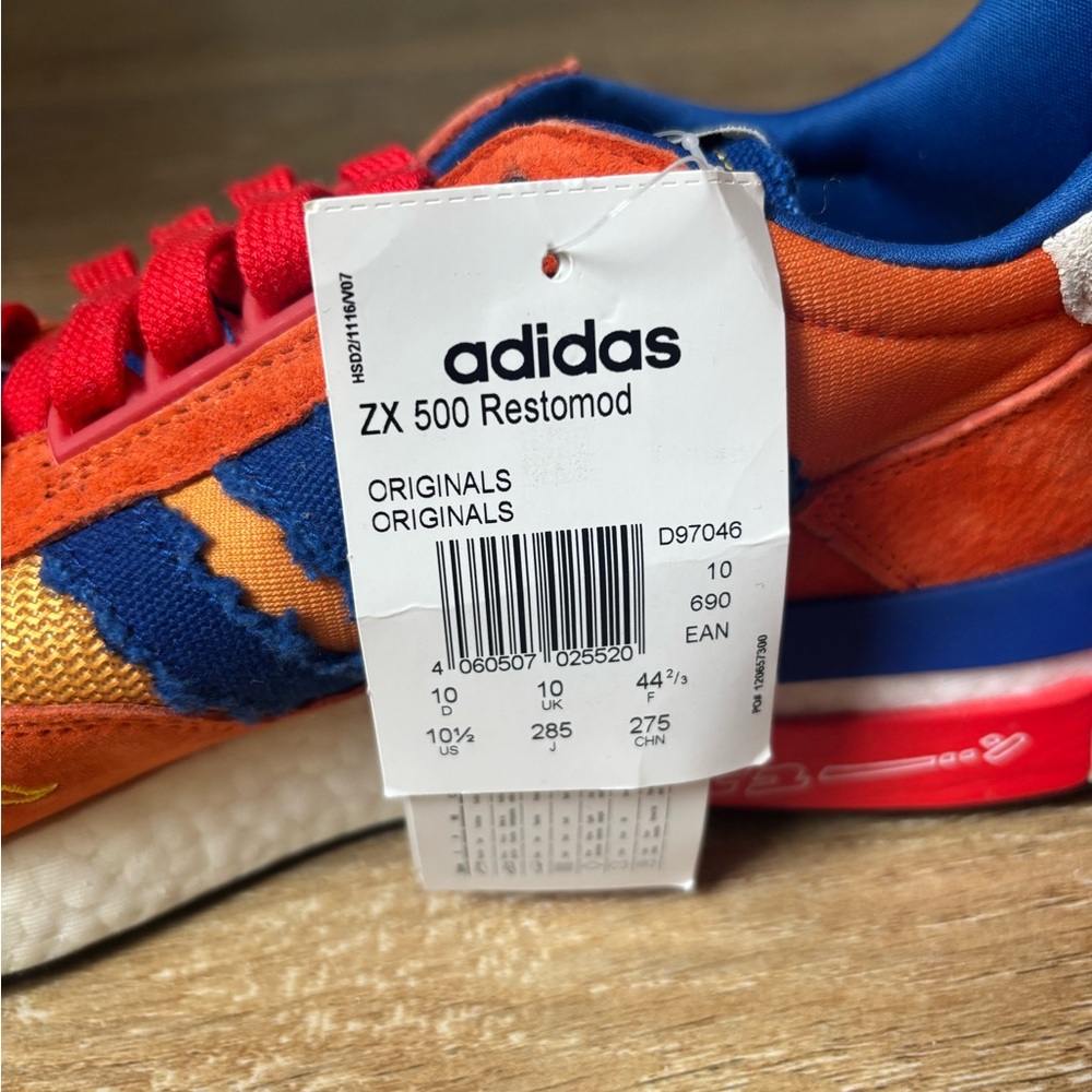 Dragon Ball Z x adidas ZX 500 RM 'Son Goku' - Picture 4 of 7